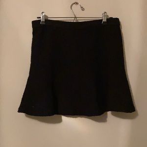 Black cotton skirt